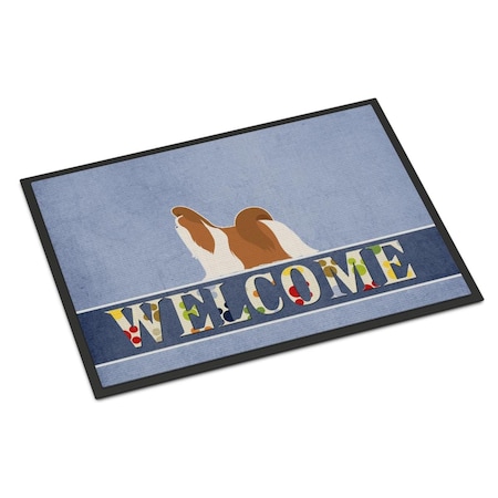 Carolines Treasures 24 x 36 in. Shih Tzu Welcome Indoor or Outdoor Mat BB5550JMAT